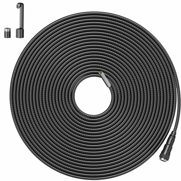 Teslong Endoskop Yedek Kablosu, Tek Lensli Muayene Kamerası - 5m Kablo - 7mm ürün görseli 1