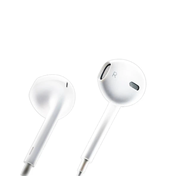 Polosmart FS92 Type-C Girişli Kablolu Kulak İçi Kulaklık Beyaz - Resim 2