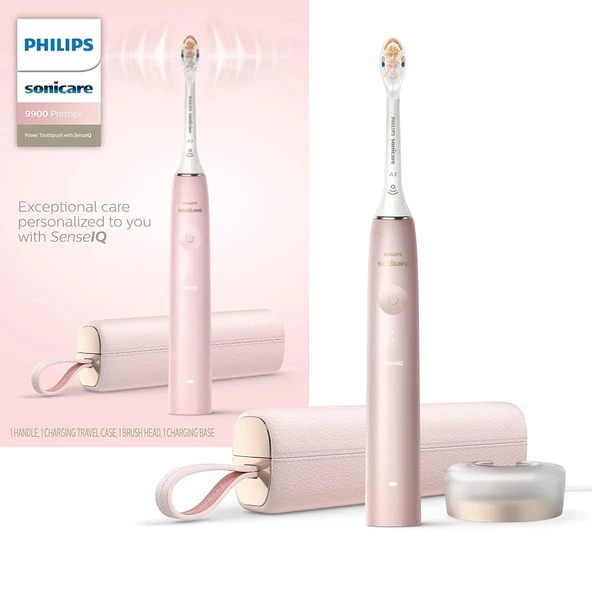 Philips Sonicare 9900 Prestige Şarj Edilebilir Elektrikli Diş Fırçası - Pembe ürün görseli