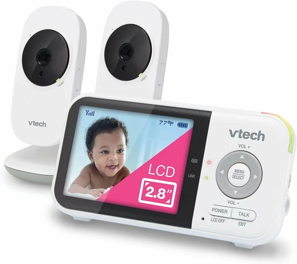 VTech VM819-2 Video Bebek Monitörü - 19 Saat Pil Ömrü - 2 Kamera ürün görseli 1