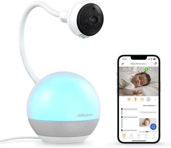 Chillax DM600 Baby Mood Lite - HD Kameralı Akıllı Bebek Monitörü ürün görseli