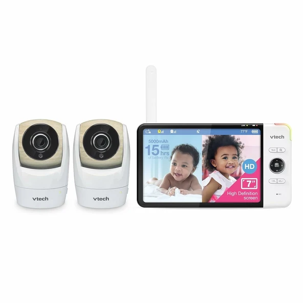 VTech VM919-2HD 2 Kameralı Video Monitörü, 15 Saat Video Akışı, 7 Inc ürün görseli