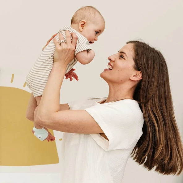 Owlet Dream Çorap - Akıllı Bebek Monitörü - Canlı Nabız, Oksijen Takibi - Mavi - Resim 3