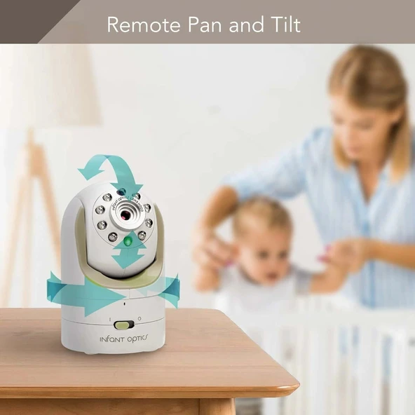 Infant Optics DXR-8 480p Video Bebek Monitörü, WiFi Olmayan Hack-Proof - Resim 3