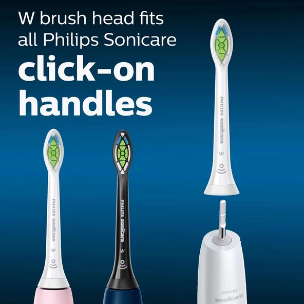 Philips Sonicare W DiamondClean Diş Fırçası Başlıkları - 3 Adet - HX6063/65 - Resim 4