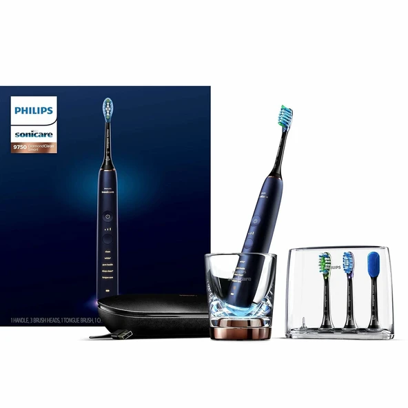 Philips Sonicare DiamondClean Smart 9750 Elektrikli Diş Fırçası - Mavi ürün görseli