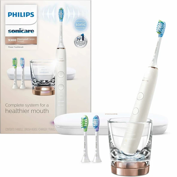 Philips Sonicare DiamondClean Smart 9300 Elektrikli Diş Fırçası - Rose Gold ürün görseli 1