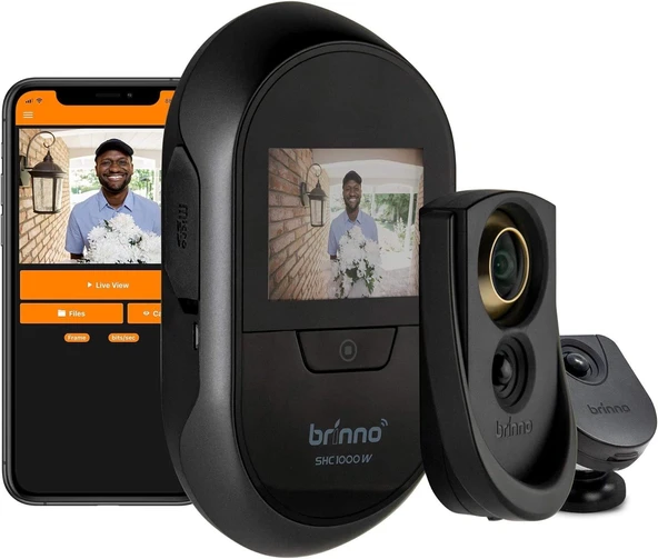 Brinno Duo SHC1000W Ön Kapı Gözetleme Kamerası - Akıllı Ev Güvenlik Sistemi ürün görseli 1