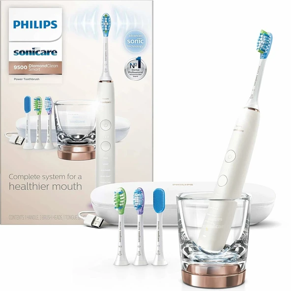Philips Sonicare DiamondClean Smart 9500 Elektrikli Diş Fırçası - Rose Gold ürün görseli
