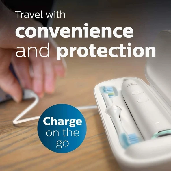 Philips Sonicare DiamondClean Smart 9500 Elektrikli Diş Fırçası - Beyaz - Resim 2