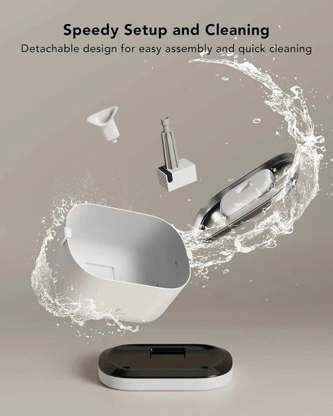 PETLIBRO Evcil Hayvan Çeşmesi Kablosuz Pille Çalışan - Beyaz - Resim 4