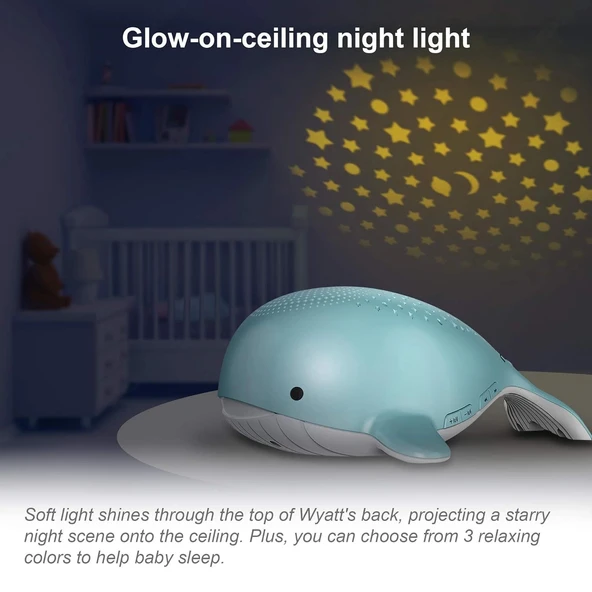 VTech BC8312 Wyatt Balina Hikayesi Anlatımı Bebek Uyku Emziği - Resim 4