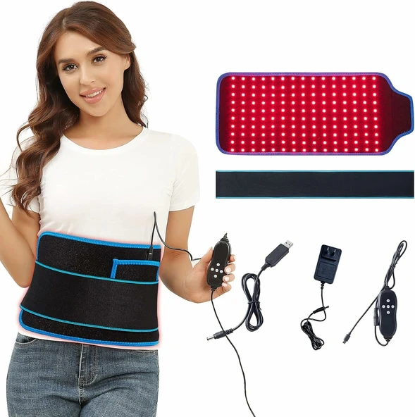 JOBYNA Kırmızı ve Kızılötesi Işık Terapi Kemeri, 660nm L-E-D Kırmızı Işık ürün görseli