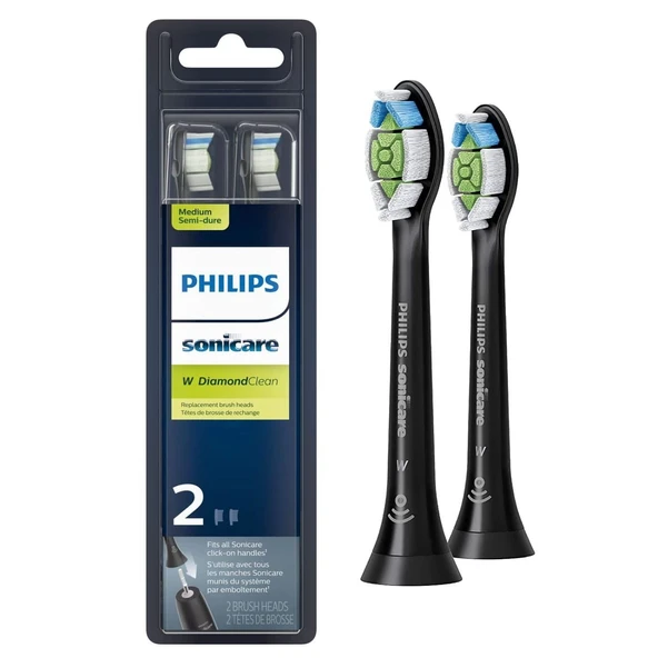 Philips Sonicare W DiamondClean Diş Fırçası Başlıkları - 2 Adet - HX6062/95 ürün görseli 1