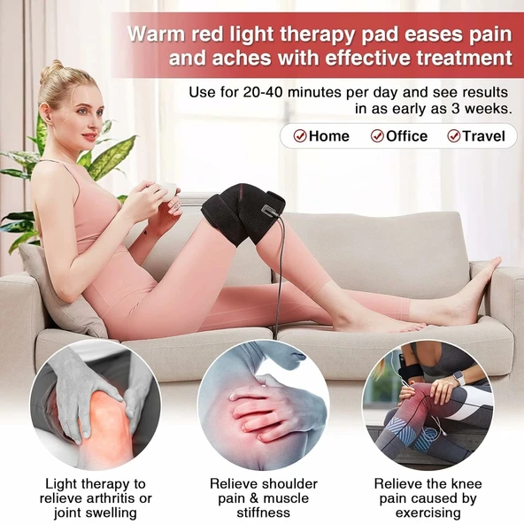 JOBYNA 660nm Kırmızı Işık ve 850nm Yakın Kızılötesi Işık Terapisi - Resim 3