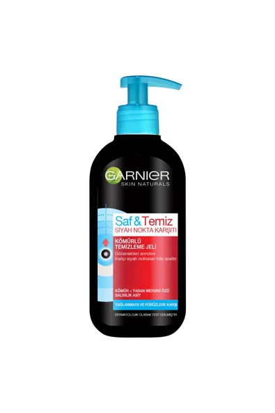 Garnier Saf ve Temiz Siyah Nokta Karşıtı Temizleme Jeli 200 ml - Resim 3