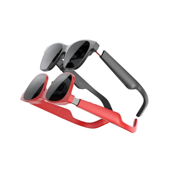 XREAL Air 2 AR Gözlük, 330 Inc 1080P, Oyun, Yayın ve Çalışma için İdeal Kırmızı - Resim 2