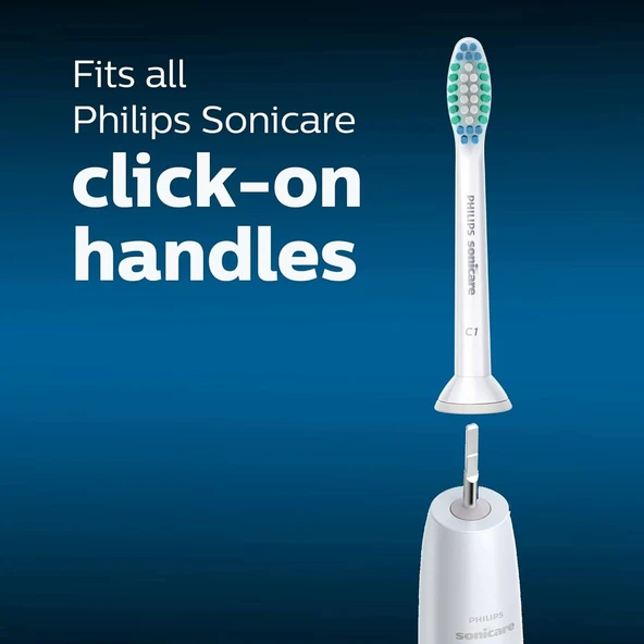 Philips Sonicare SimplyClean Yedek Diş Fırçası Başlıkları - HX6015/03 - Resim 4
