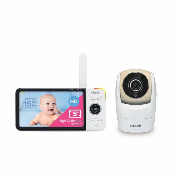 VTech VM928HD Pil Destekli Bebek Monitörü - 15 Saat Video Yayını - 5 Inc ürün görseli 1