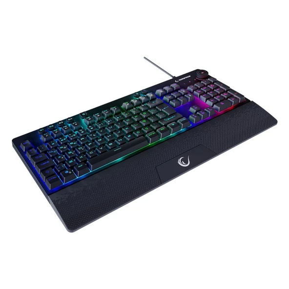 Rampage KB-GX65 SIMULA Siyah USB RGB Aydınlatmalı 4 Makro Tuşlu Bilek Destekli Gaming Oyuncu Klavyesi Rampage - Resim 2