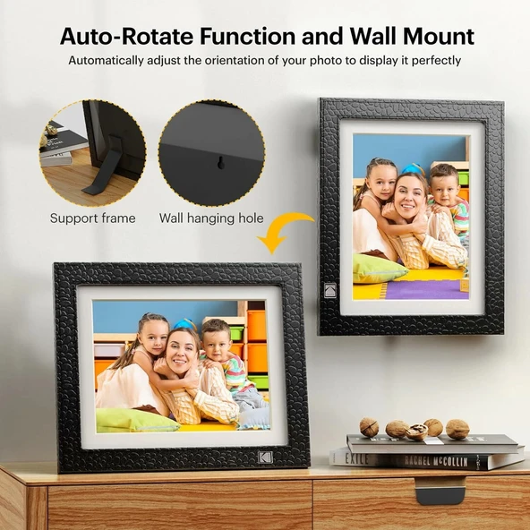 Kodak 9.7 Inc WiFi Özellikli Dijital Fotoğraf Çerçevesi, 2048x1536 IPS Ekran - Resim 3