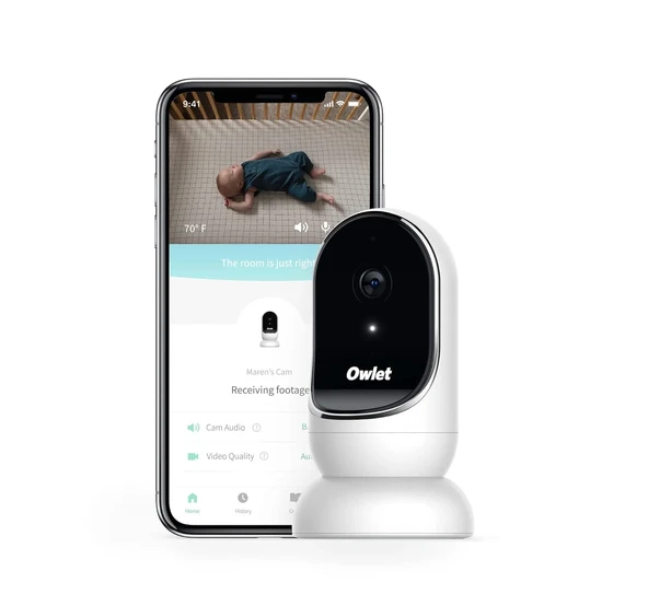 Owlet Cam Akıllı Bebek Monitörü - Kameralı HD Video Monitörü ürün görseli 1