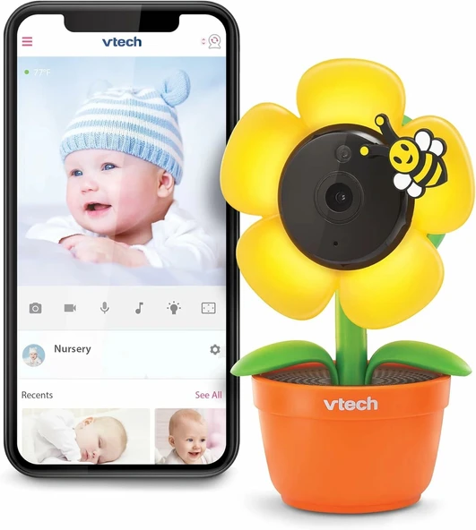 VTech RM9751 Sarı Papatya Akıllı Wi-Fi Bebek Kamerası ürün görseli