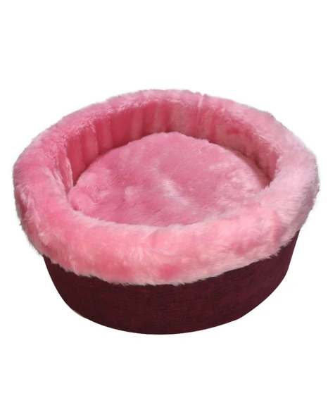 La Vista Lüx Kedi, Küçük Köpek Simit Yatak PEMBE 45 cm ürün görseli 1