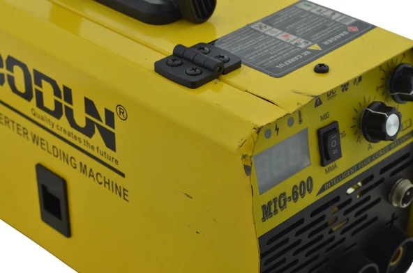Kaynak Makinası + BODUN MIG-600 Dijital Gazsız Gaz Altı Kaynak Makinesi no:19 M1 2 Makina bir arada Gazsız Gazaltı Kablosu Yoktur - Resim 6