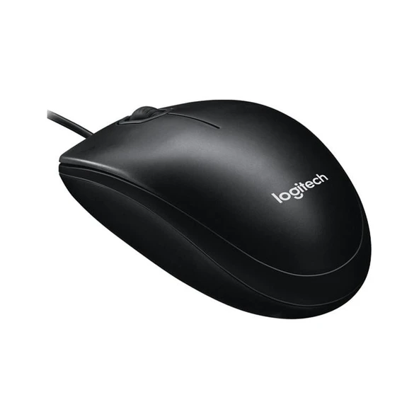 Logitech M100 1000DPI USB Kablolu Mouse Siyah 910-006652 - Resim 2