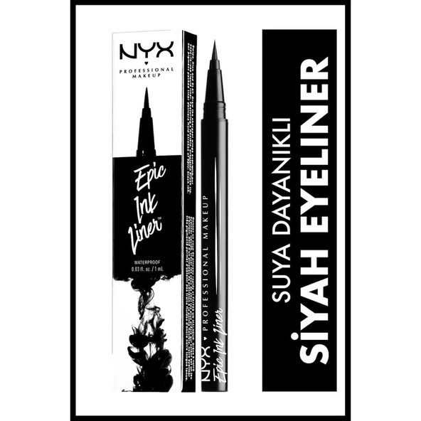 Kaliko Kaliko Siyah Eyeliner - Epic Ink Liner Black 800897085605 ürün görseli