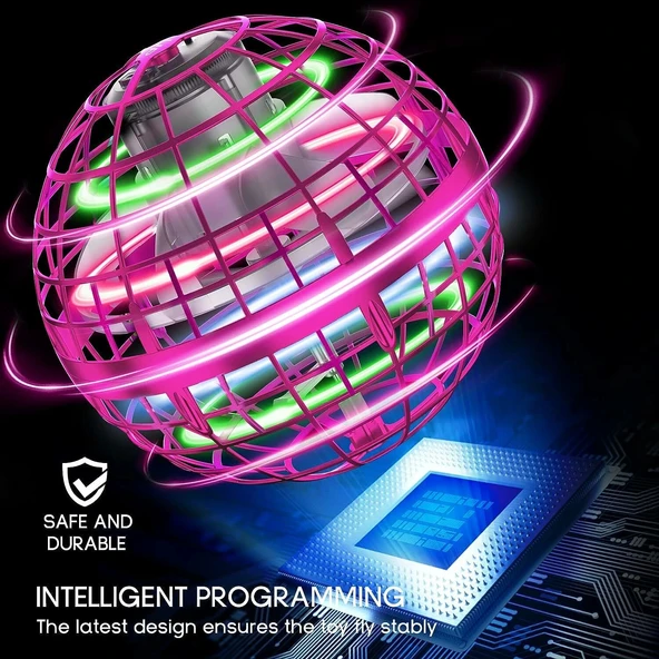 Tikduck Uçan Küre Topu ve Sihirli Değnek - Pembe - Resim 2