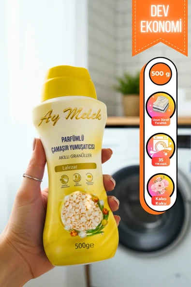 Çamaşır Parfümü 500 gr Çamaşır Yumuşatıcısı Granül Parçacıklı (Lalezar) - Resim 2