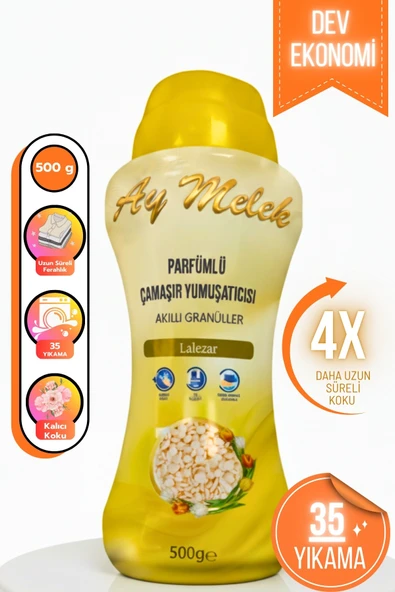 Çamaşır Parfümü 500 gr Çamaşır Yumuşatıcısı Granül Parçacıklı (Lalezar) - Resim 4