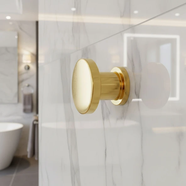 Alex Askılık Askı Gold Altın Duvar Vidalı Çanta Elbise Asma Portmanto Vestiyer Banyo Mutfak Askısı - Resim 9