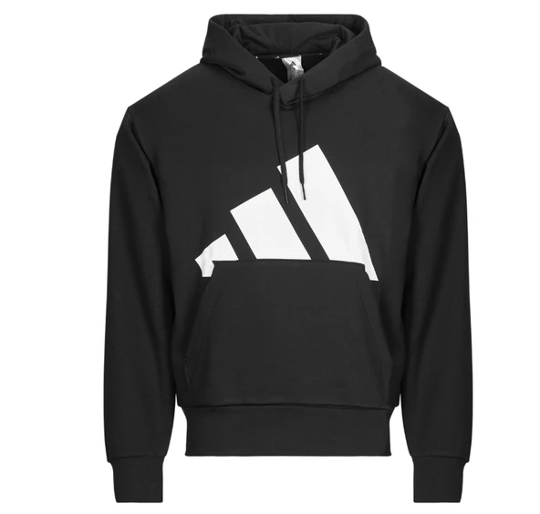 Adidas M Bl Fl Hd Erkek Sweatshirt Siyah IN6159 - Resim 5