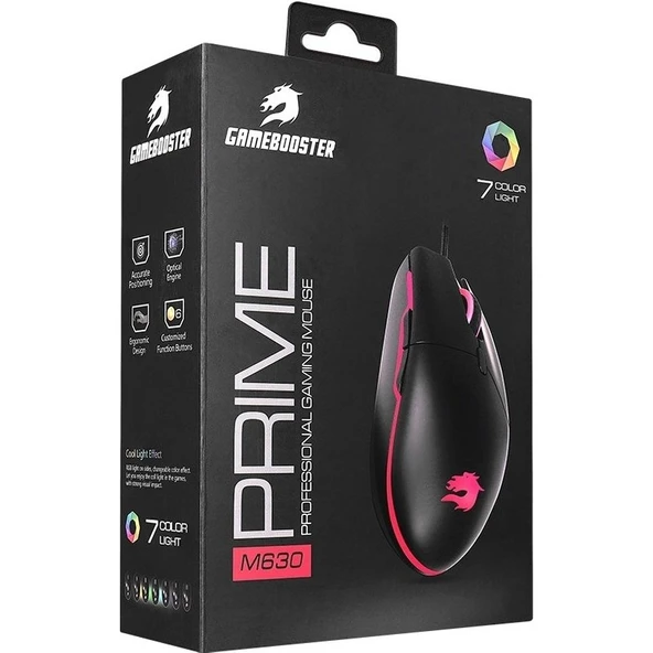 Angel Of Life Gameboter GB-M630 USB Rgb LED Aydınlatmalı 3200DPI Gaming Optic Siyah Mouse ürün görseli