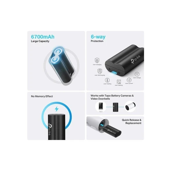 Tp-Lınk Tapo A100 Paket Pil - Resim 2