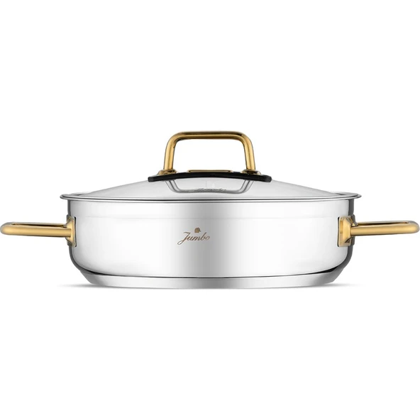 Jumbo Modena 8 Parça Titanyum Gold Tencere Seti - Resim 2