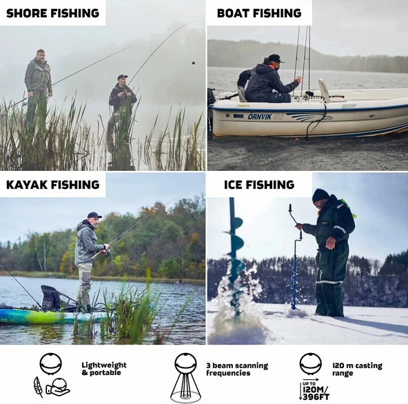 Deeper Chirp 2 Taşınabilir Sonar Balık Bulucu ve Derinlik Bulucu - Resim 3