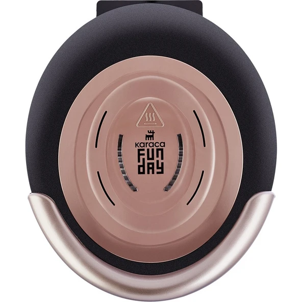 Karaca Funday Rosegold Çıkarılabilir Plakalı Waffle Makinesi 1000W - Resim 3