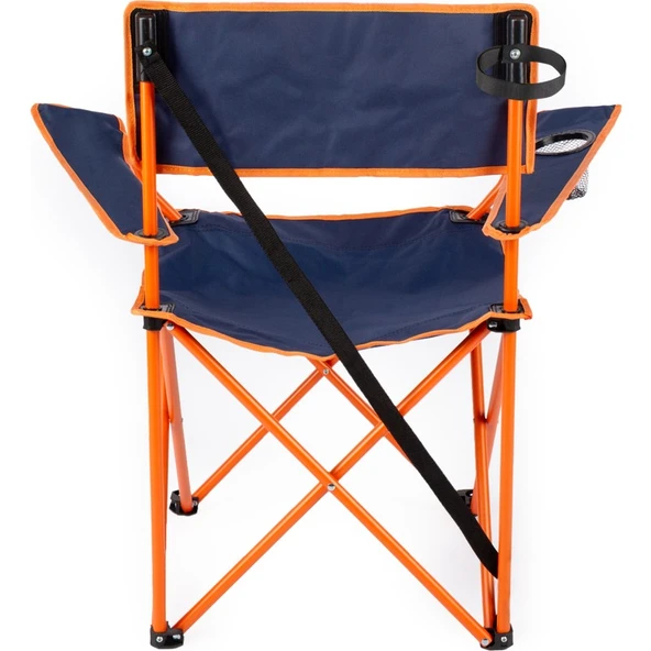 Uniqamping  Eco Ergonomik Katlanır Kamp Sandalyesi Lacivert-Turuncu - Resim 2