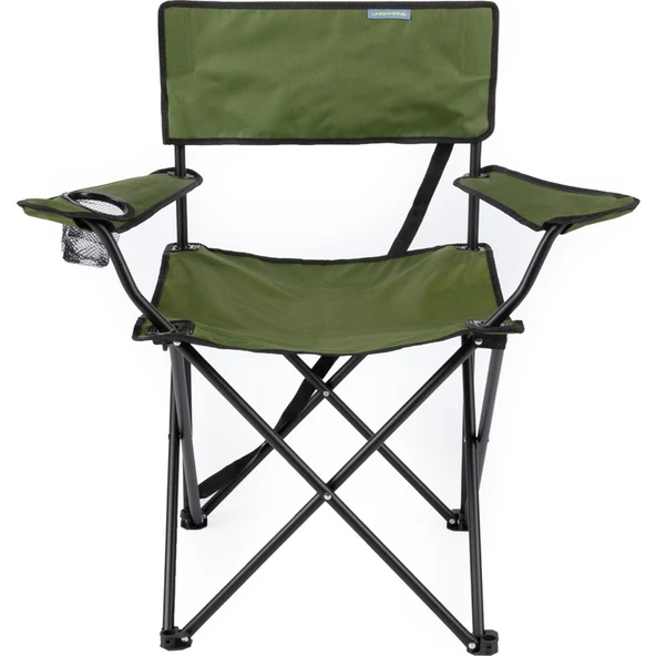 Uniqamping  Eco Ergonomik Katlanır Kamp Sandalyesi Haki-Siyah ürün görseli