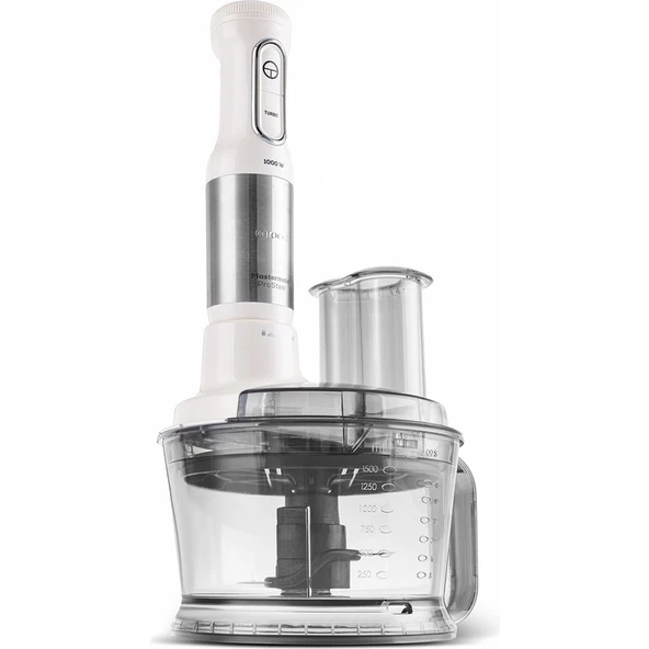 Karaca Prosteel 7 In 1 1000W Süt Köpürtücülü Mutfak Robotu Soft Cream - Resim 3