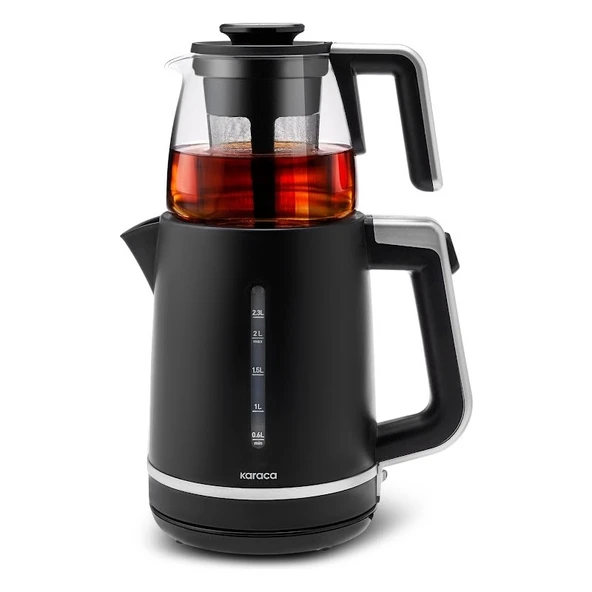 Karaca Tea Grande Xl Çay Makinesi ve Kettle Cool Gray ürün görseli