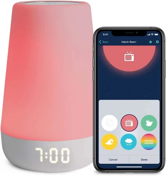 Hatch Rest+ Bebek Ses Makinesi, Gece Lambası - 1. Nesil ürün görseli 1