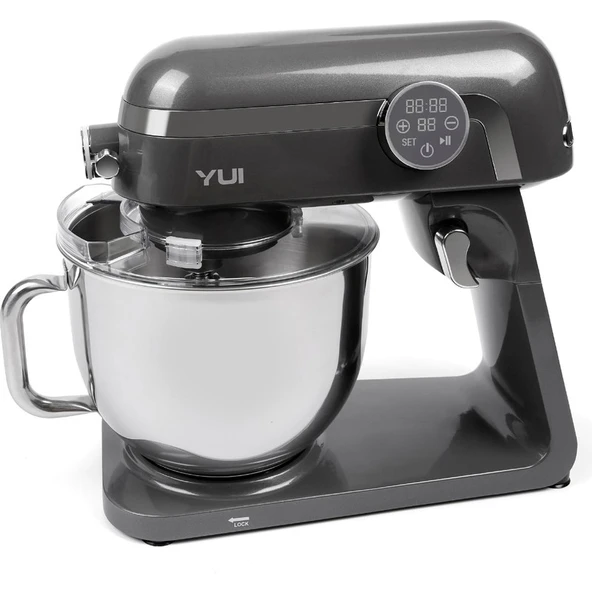 Yui M123 Easy Chef Premium 1800W Dokunmatik Ekran Alüminyum Döküm 7lt Stand Mikser - Resim 3