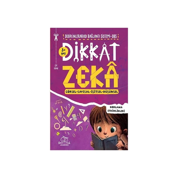 Dikkat Zeka (3 Yaş) - Mehmet Türkdoğan - Savaş Özdemir ürün görseli