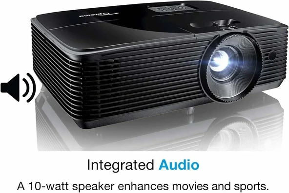 Optoma H190X Ev ve Dış Mekan Film Projektörü - Parlak 3900 Lümen - Resim 3