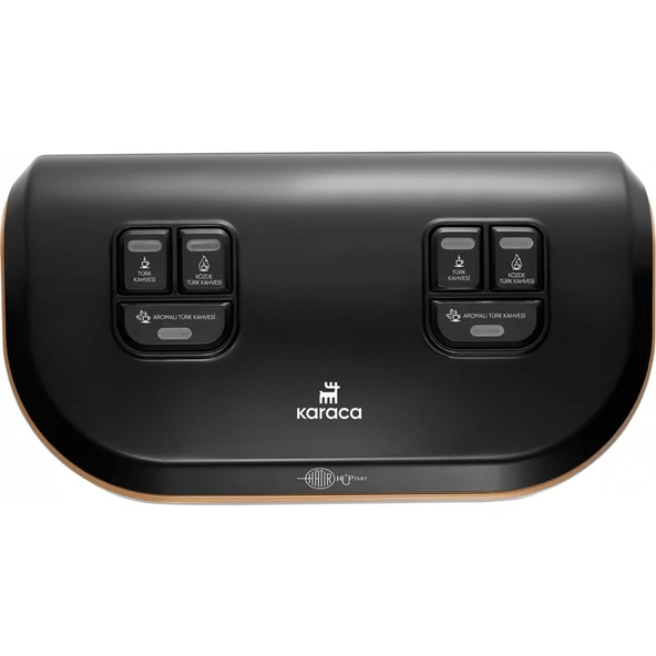 Karaca Hatır Hüp Düet Aroma Steel Çelik Cezveli Türk Kahve Makinesi Bronze - Resim 3